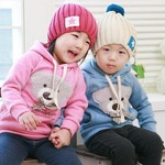 【反季清倉】春款|韓版童裝|蝴蝶結小熊衛衣|童外套蘇南產地